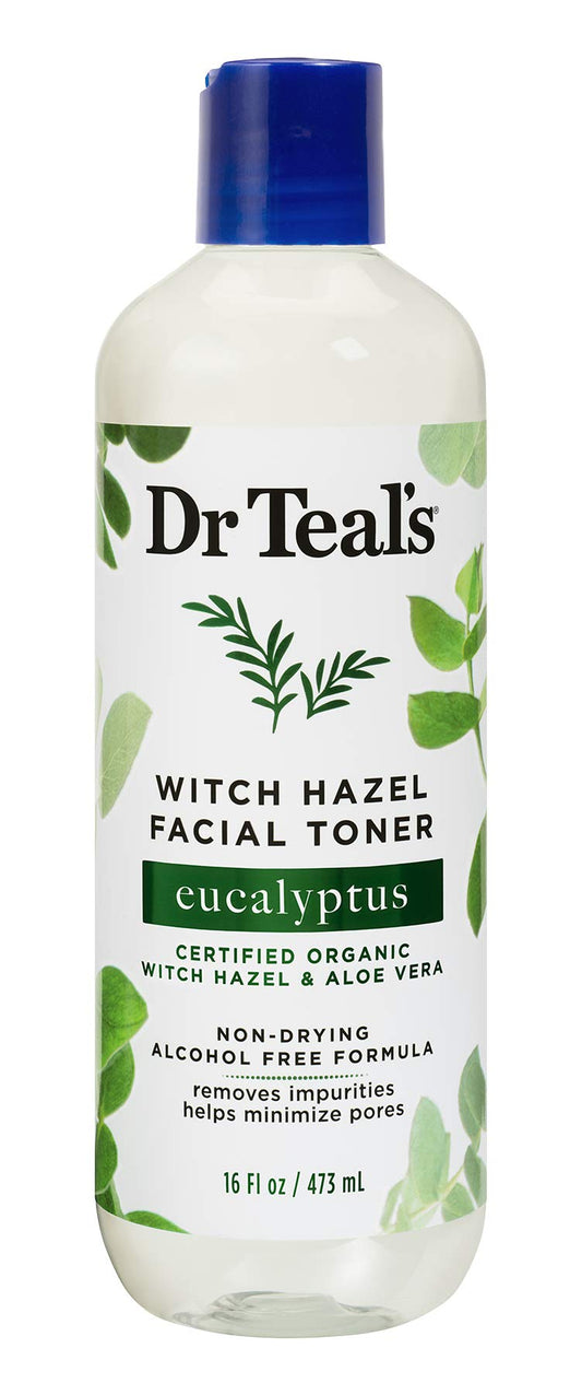 DR TEALS WITCH HAZEL FACIAL TONER EUCALYPTUS 16OZ