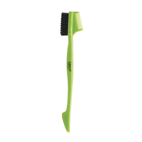EBIN 3 IN 1 GREEN EDGE BRUSH & COMB - HARD TYPE