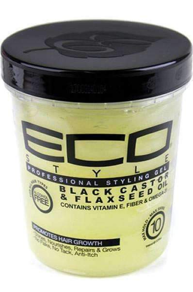 Eco Style Black Castor & Flaxseed Oil Styling Gel 32oz