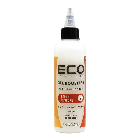ECO STYLE GEL BOOSTERS MIX IN OIL SERUM STRAND RESTORE 4OZ