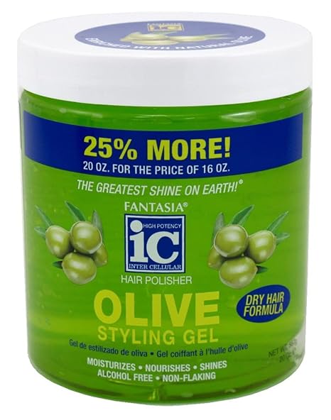 FANTASIA IC 20 OZ ENRICHED WITH NATURAL OLIVE STYLING GEL