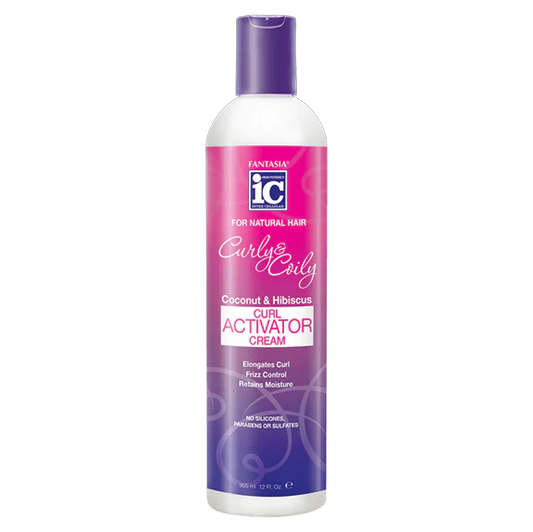 FANTASIA IC CURLY & COILY CURL ACTIVATOR CREAM 12.5OZ
