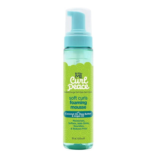 JUST FOR ME! CURL PEACE SOFT CURLS FOAMING MOUSSE 8.5OZ