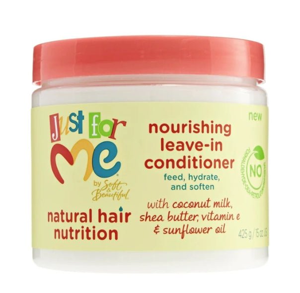 JUST FOR ME Natural Hair Nutrition Après-shampooing sans rinçage nourrissant 16 oz
