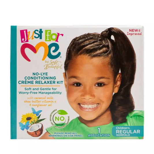 JUST FOR ME! NO-LYE CONDITIONING CRÉME RELAXER KIT