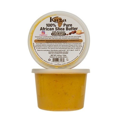 KUZA SHEA BUTTER YELLOW CREAMY 15OZ