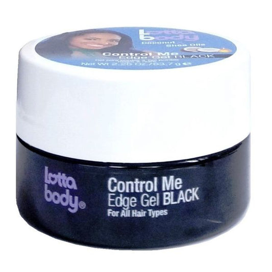 LOTTA BODY COCONUT & SHEA OIL EDGE CONTROL BLACK 2.25 OZ