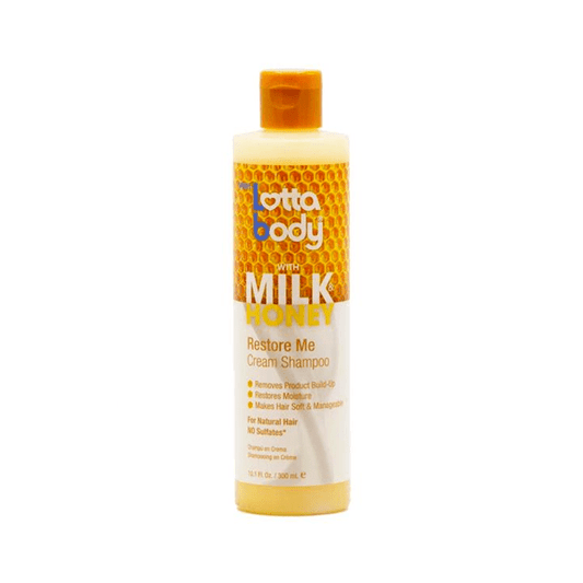 LOTTA BODY MILK&HONEY RESTORE ME CREAM SHAMPOO 10.1 Oz
