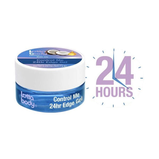LOTTABODY COCONUT & SHEA OILS CONTROL 24 Hr EDGE GEL 2.25OZ