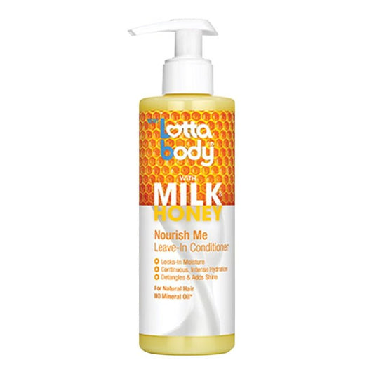 LOTTA BODY MILK&HONEY NOURISH ME LEAVE-IN CONDITIONER 8OZ