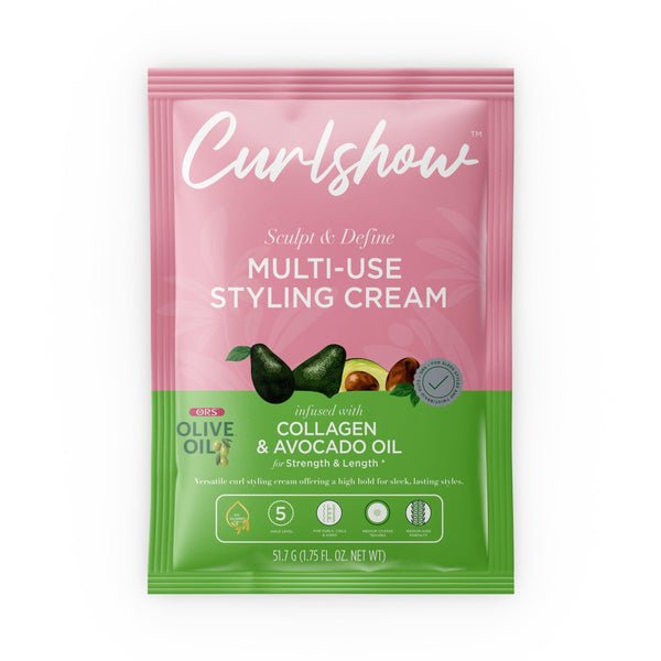 ORS CURLSHOW CRÈME COIFFANTE MULTI-USAGE SCULPT & DEFINE PCKT 1.75OZ