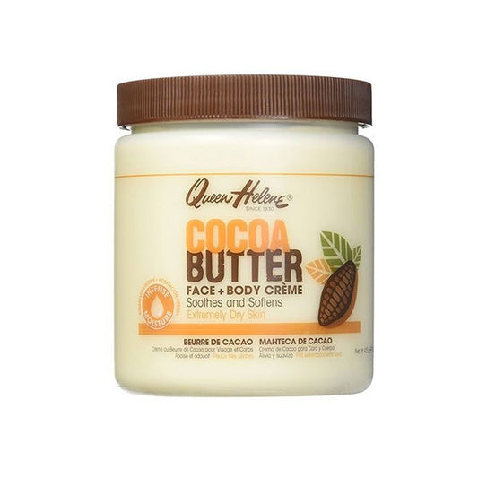 QUEEN HELENE COCOA BUTTER FACE+BODY CREME 15OZ