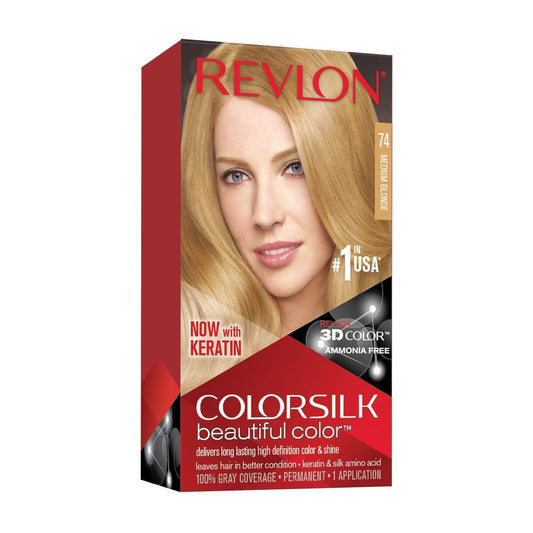 REVLON COLOR SILK BEAUTIFUL COLOR - 74 BLOND MOYEN