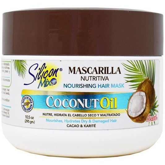 SILICONMIX MASCARILA NUTRITIVA COCONUT OIL HAIR MASK 10.5OZ